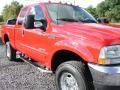 Red - F350 Super Duty Lariat SuperCab 4x4 Photo No. 20