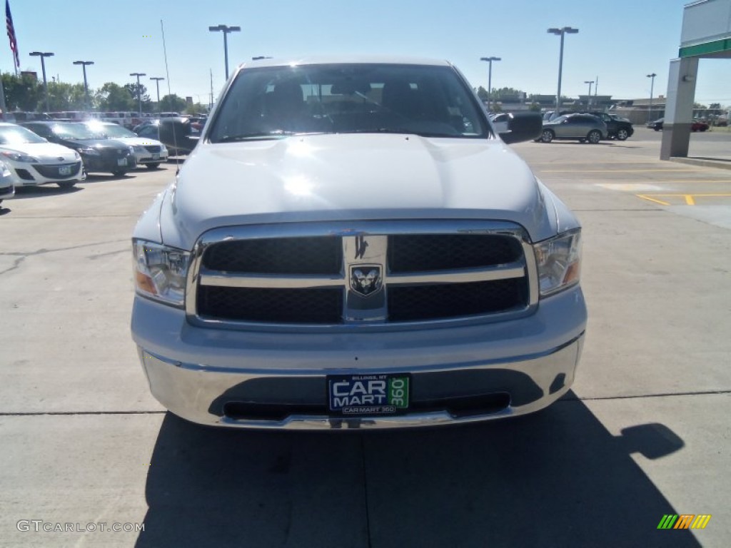 2012 Ram 1500 SLT Quad Cab 4x4 - Bright White / Dark Slate Gray/Medium Graystone photo #2