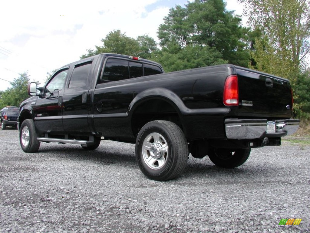 Black 2006 Ford F350 Super Duty Lariat Crew Cab 4x4 Exterior Photo #71151675