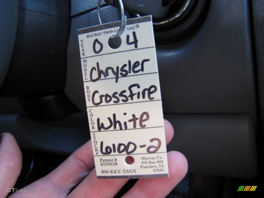 2004 Crossfire Limited Coupe - Alabaster White / Dark Slate Gray photo #21