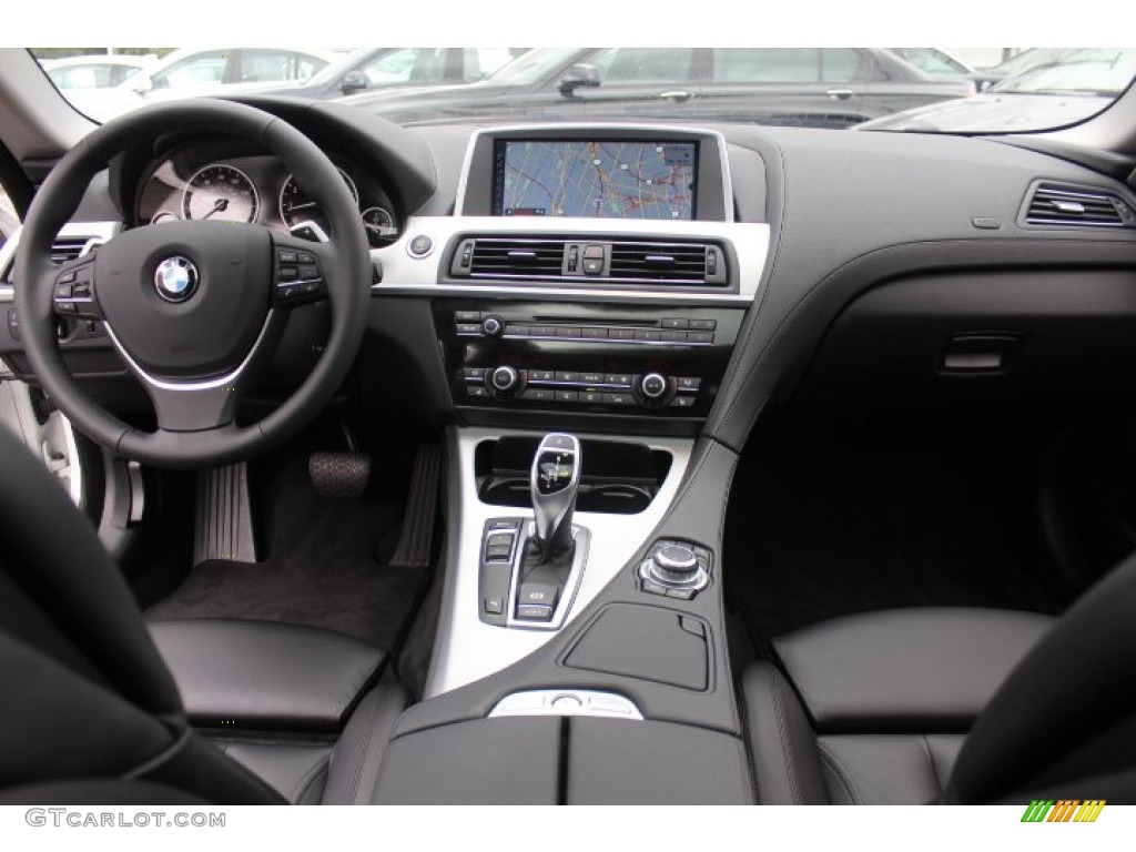 2012 BMW 6 Series 650i Coupe Black Nappa Leather Dashboard Photo #71151867
