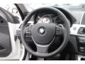 Black Nappa Leather Steering Wheel Photo for 2012 BMW 6 Series #71151891