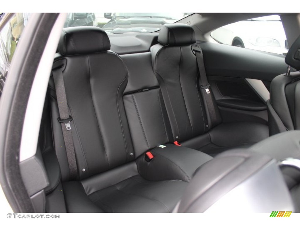 Black Nappa Leather Interior 2012 BMW 6 Series 650i Coupe Photo #71151954