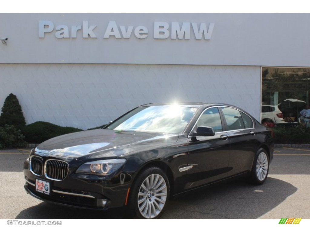 2012 7 Series 750i xDrive Sedan - Black Sapphire Metallic / Black photo #1
