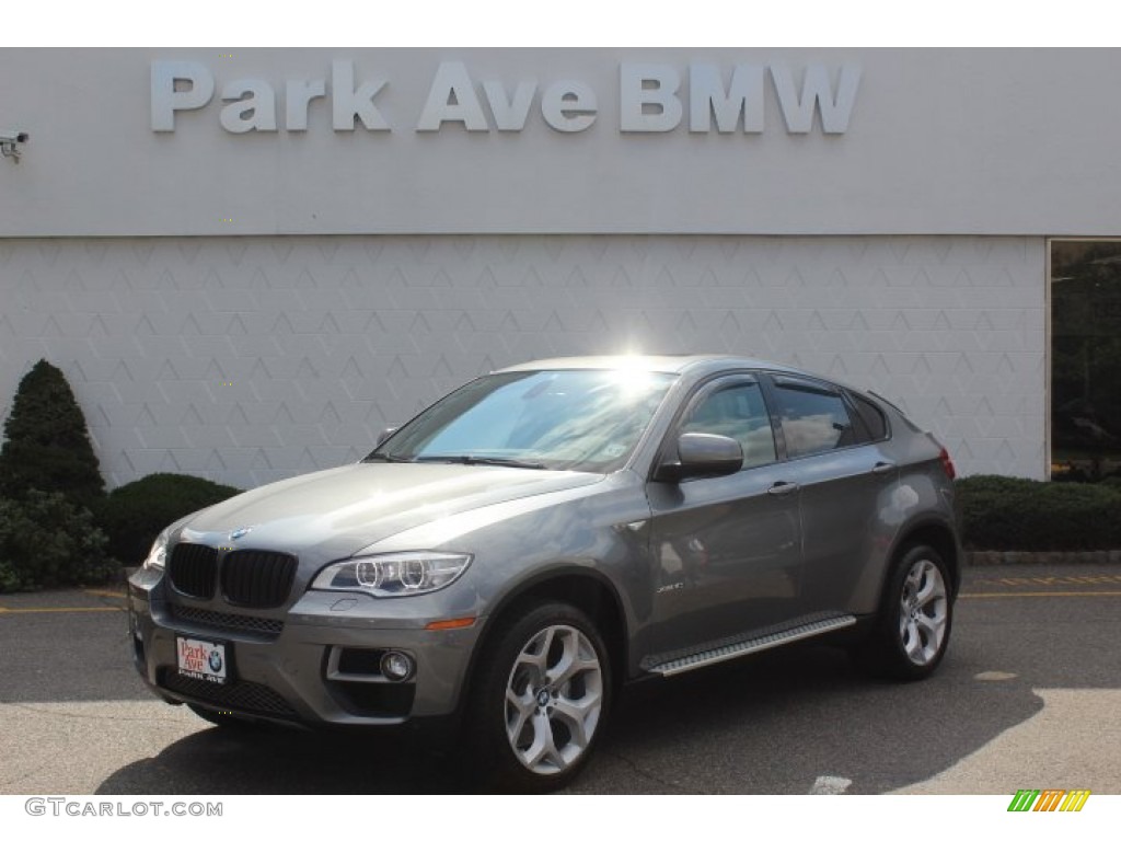 2013 X6 xDrive50i - Space Gray Metallic / Ivory White/Black photo #1