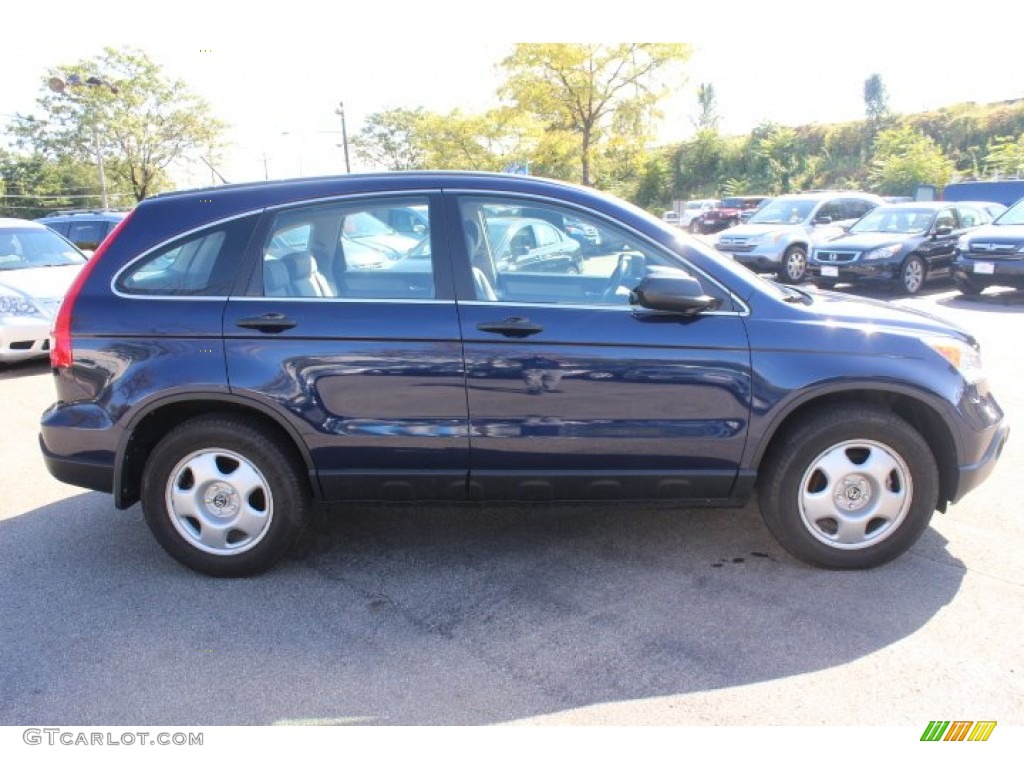 2009 CR-V LX 4WD - Royal Blue Pearl / Gray photo #4