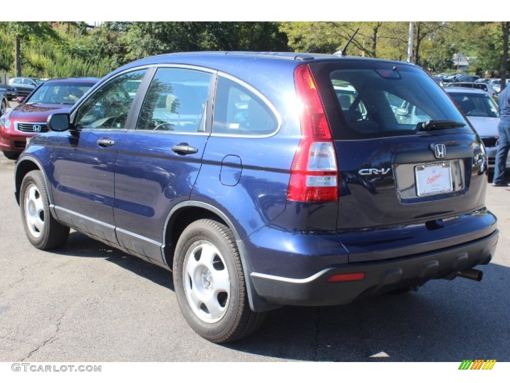 2009 CR-V LX 4WD - Royal Blue Pearl / Gray photo #7