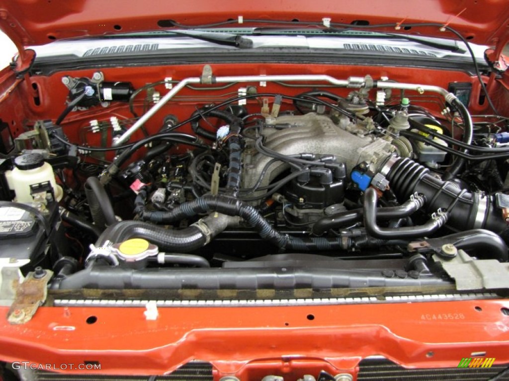 2004 Nissan Frontier XE V6 Crew Cab 4x4 3.3 Liter SOHC 12-Valve V6 Engine Photo #71153463