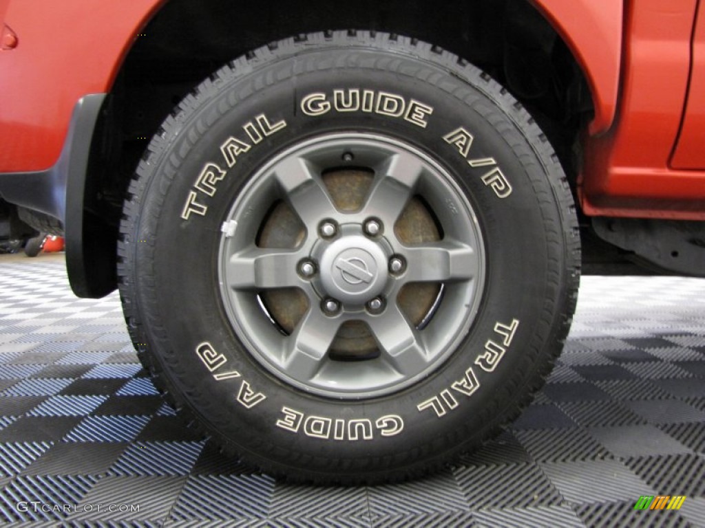 2004 Nissan Frontier XE V6 Crew Cab 4x4 Wheel Photo #71153658