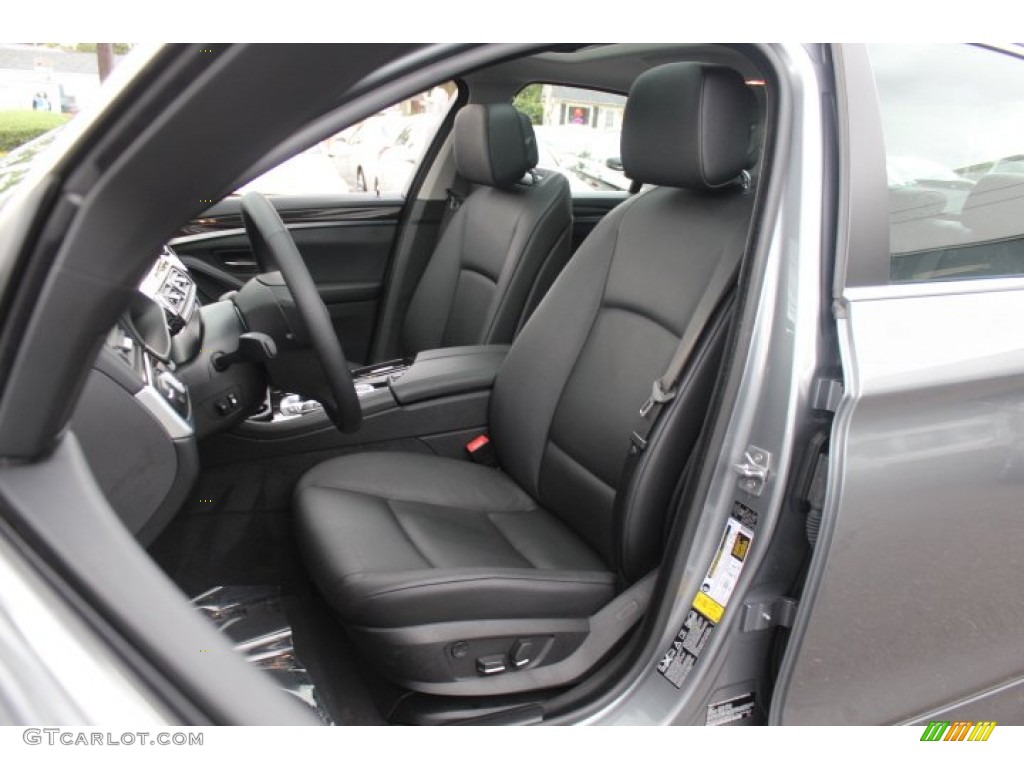 Black Interior 2012 BMW 5 Series 528i xDrive Sedan Photo #71154735