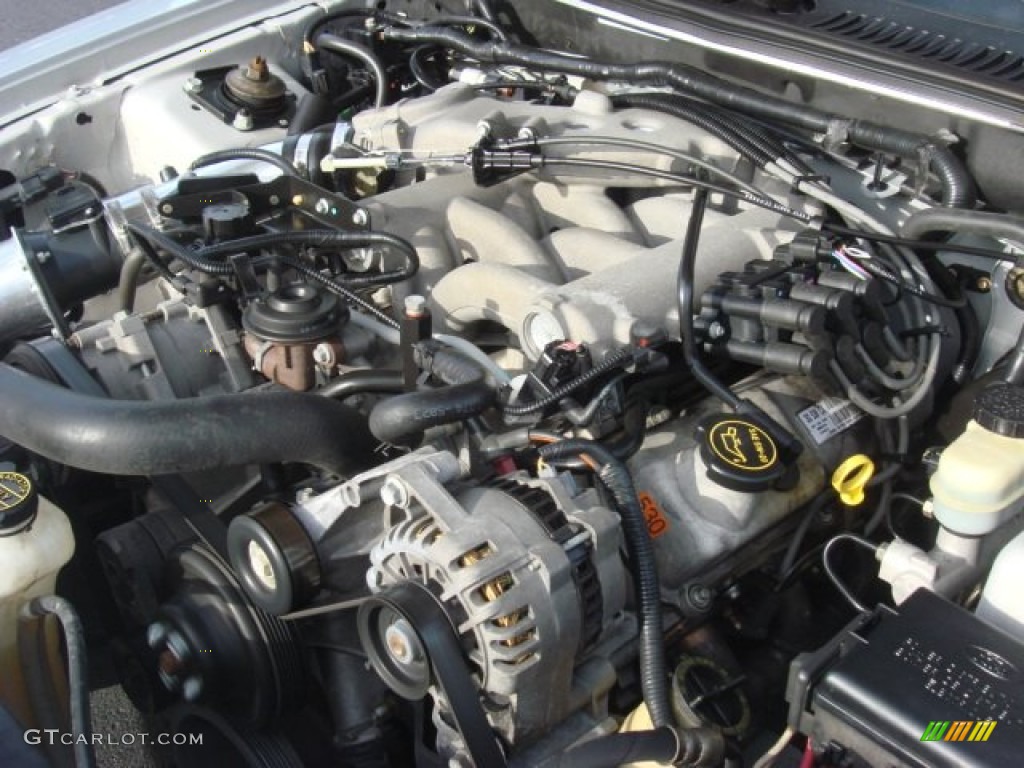 2004 Mustang V6 Coupe - Silver Metallic / Medium Graphite photo #24