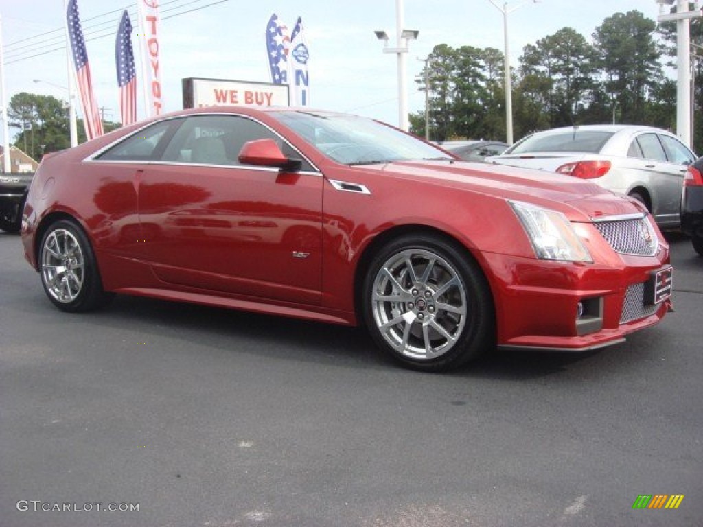 Crystal Red Tintcoat 2011 Cadillac CTS -V Coupe Exterior Photo #71154957