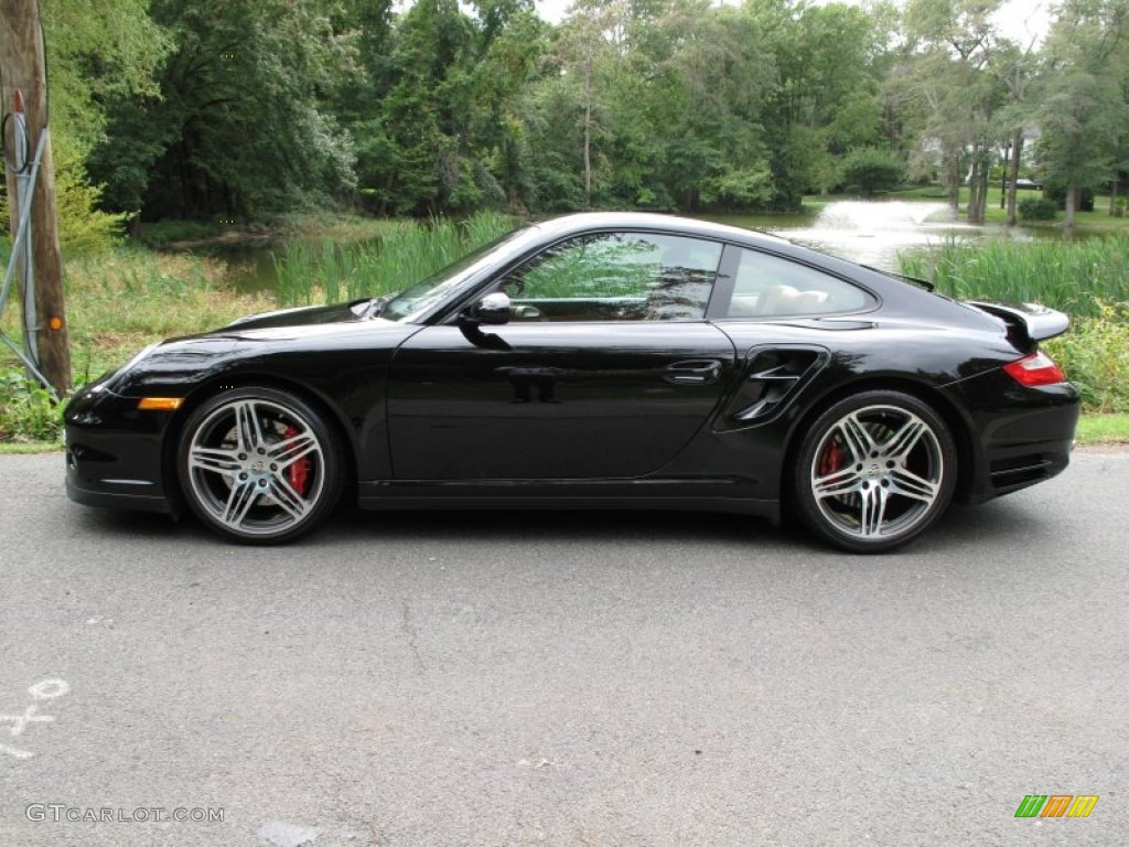 Black 2007 Porsche 911 Turbo Coupe Exterior Photo #71155251