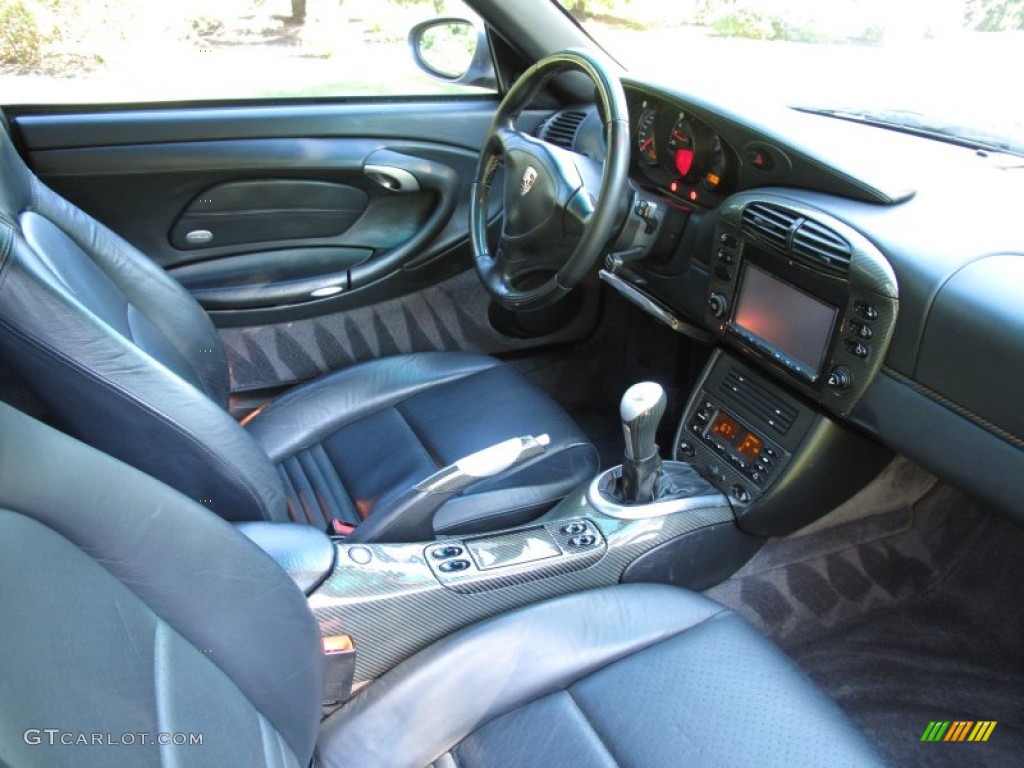 Natural Grey Interior 2001 Porsche 911 Turbo Coupe Photo #71155581