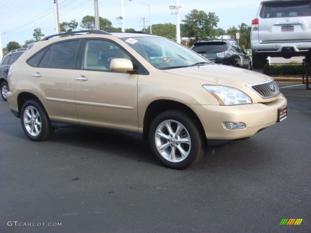 Golden Almond Metallic 2009 Lexus RX 350 AWD Exterior Photo #71156160