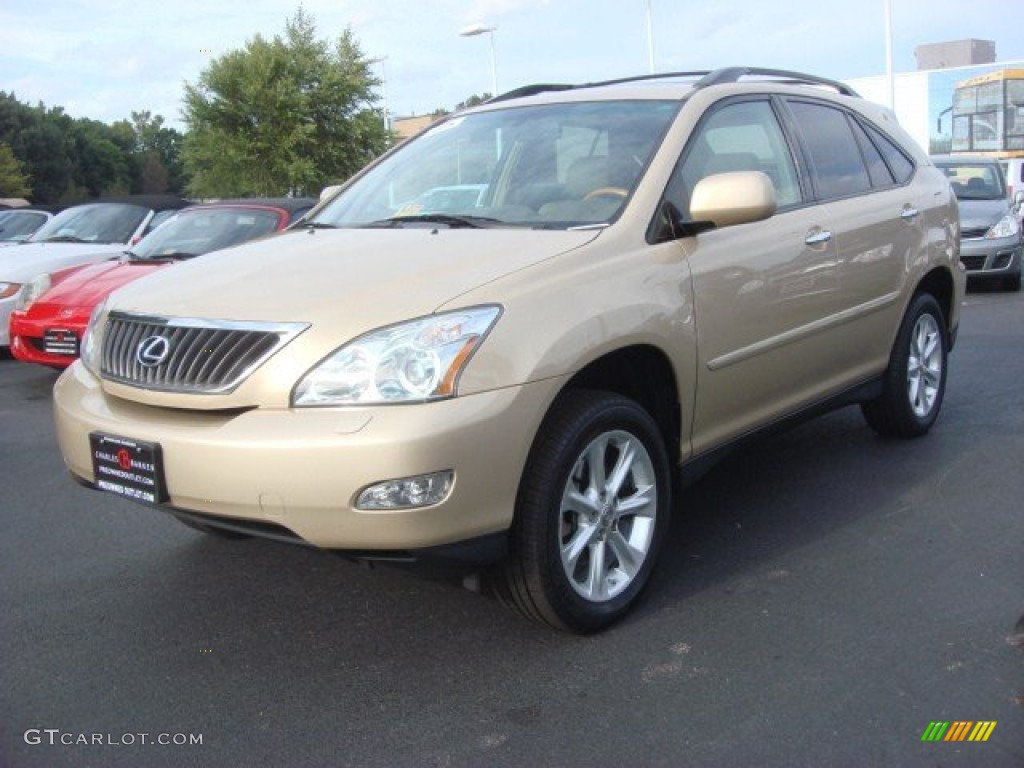 2009 RX 350 AWD - Golden Almond Metallic / Parchment photo #7