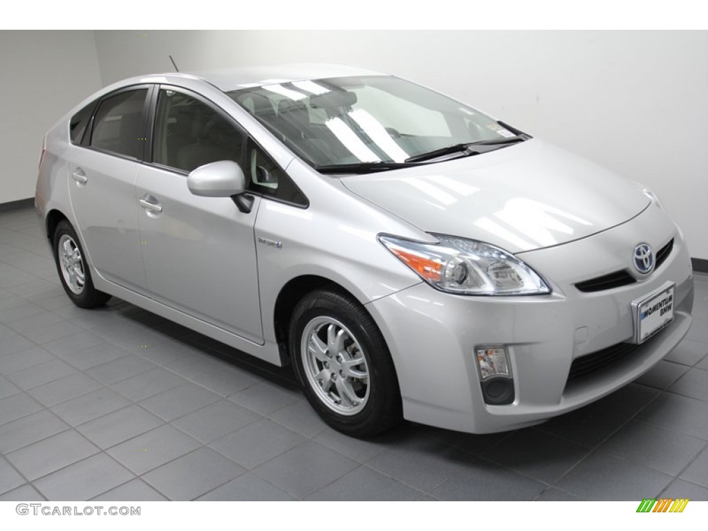 2010 Prius Hybrid II - Classic Silver Metallic / Dark Gray photo #8