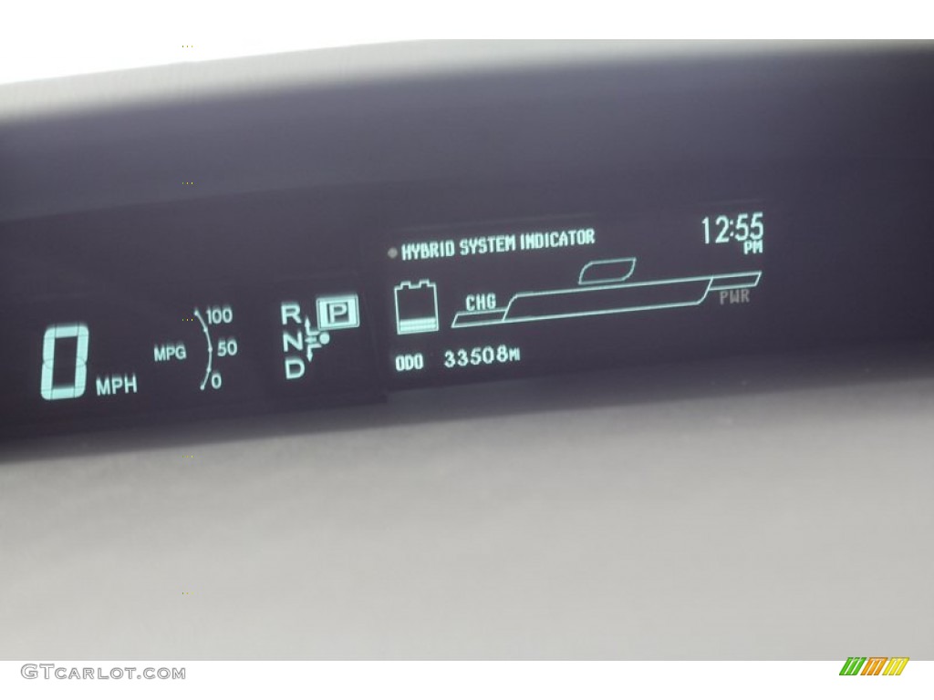 2010 Prius Hybrid II - Classic Silver Metallic / Dark Gray photo #46