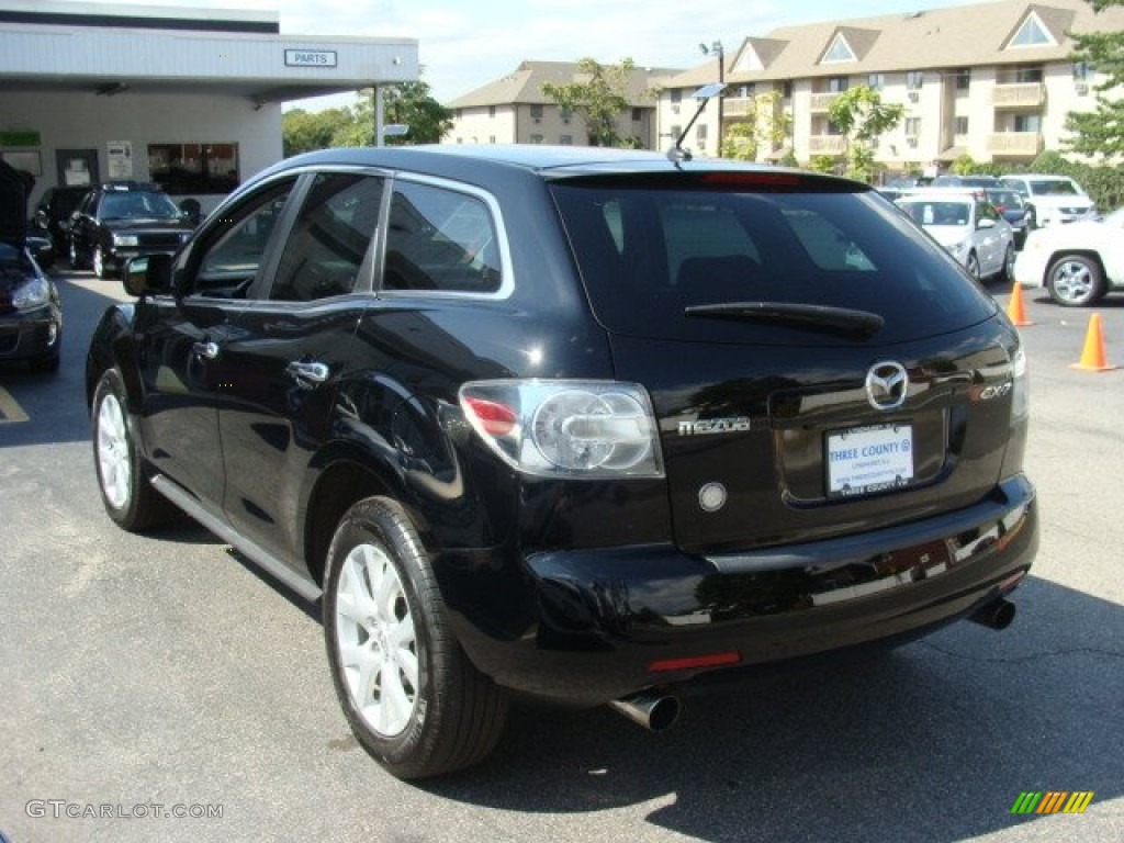 2008 CX-7 Grand Touring AWD - Brilliant Black / Black photo #4