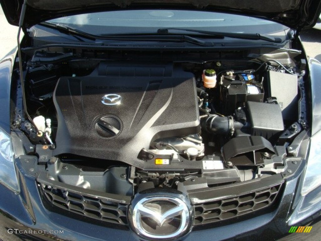 2008 CX-7 Grand Touring AWD - Brilliant Black / Black photo #14