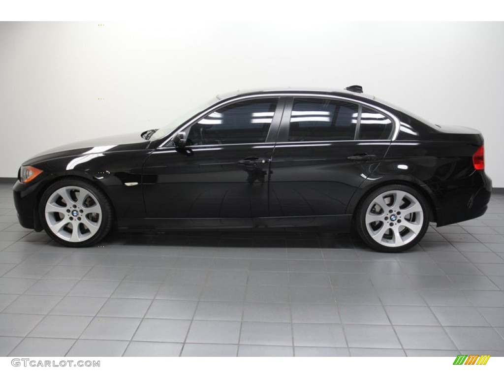 2008 3 Series 335i Sedan - Jet Black / Black photo #2