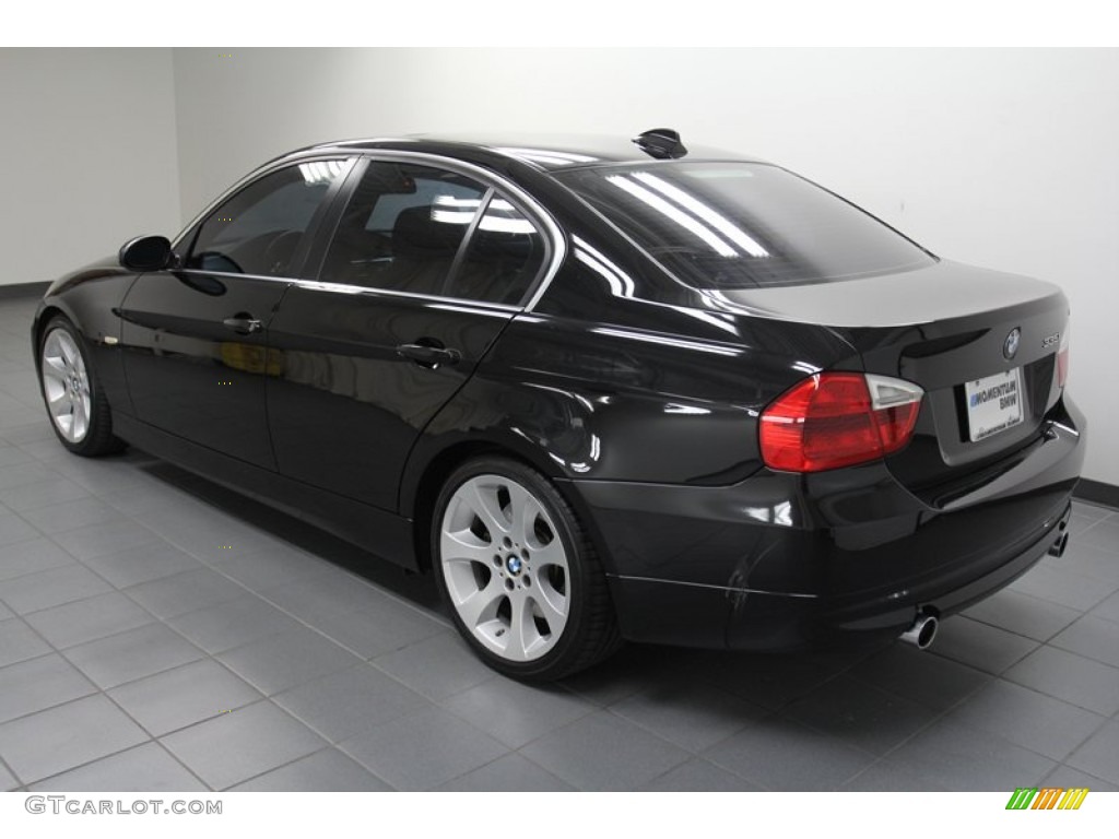 2008 3 Series 335i Sedan - Jet Black / Black photo #5