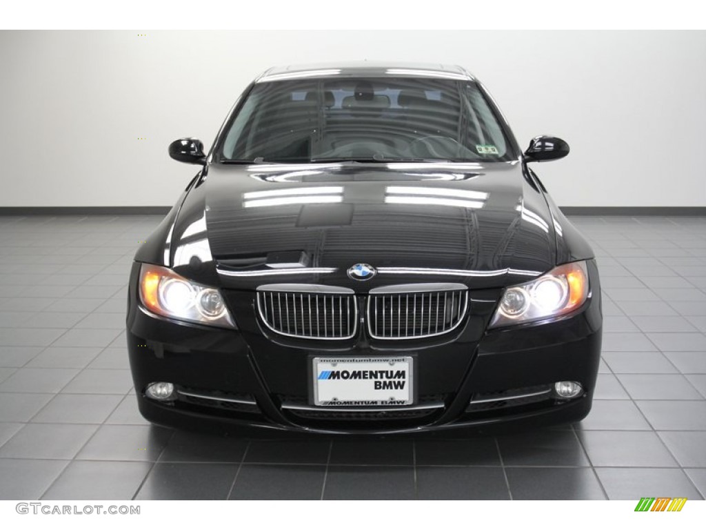 2008 3 Series 335i Sedan - Jet Black / Black photo #6