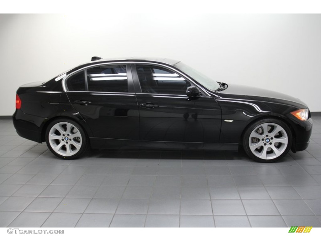 2008 3 Series 335i Sedan - Jet Black / Black photo #7