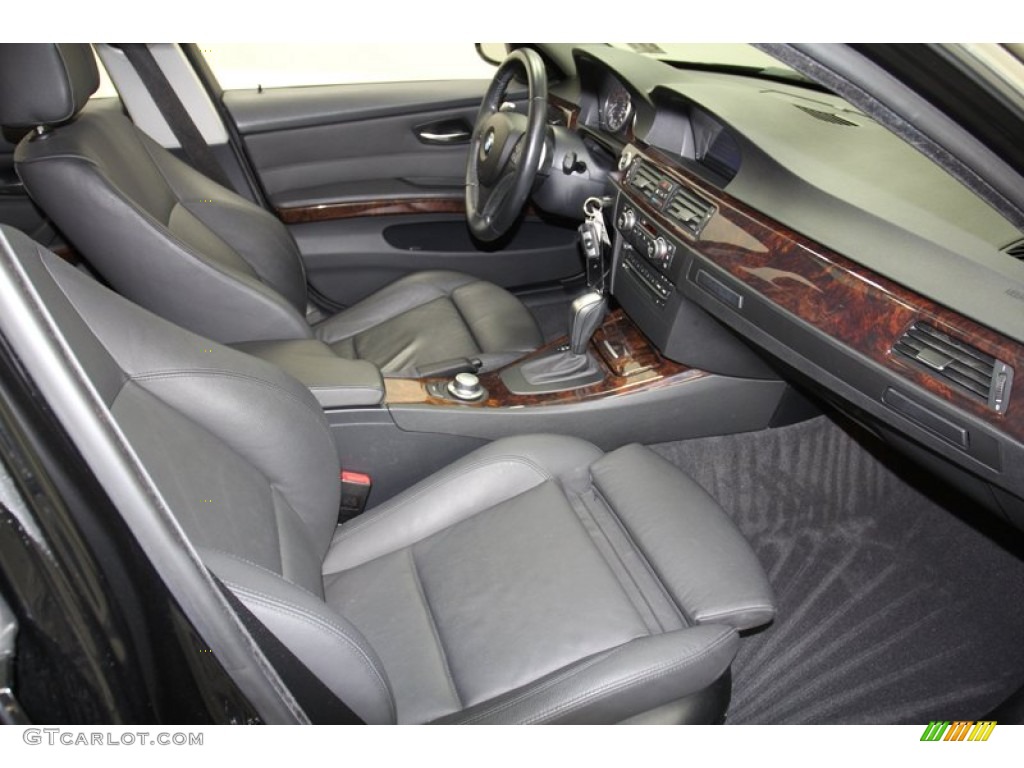 2008 3 Series 335i Sedan - Jet Black / Black photo #36