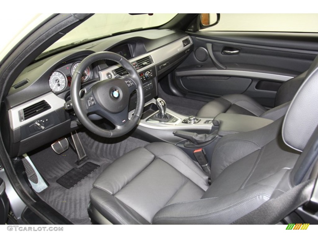 Black Interior 2011 BMW 3 Series 335is Convertible Photo #71158923