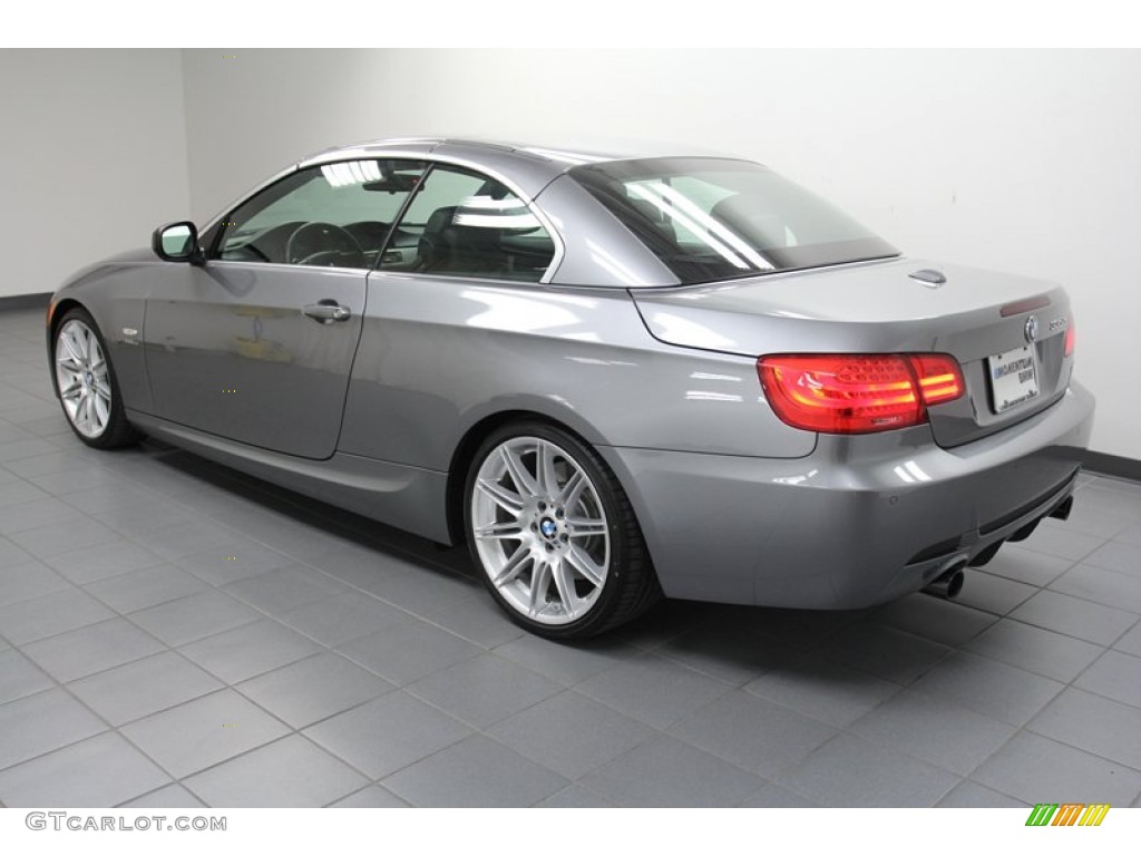2011 3 Series 335is Convertible - Space Gray Metallic / Black photo #5