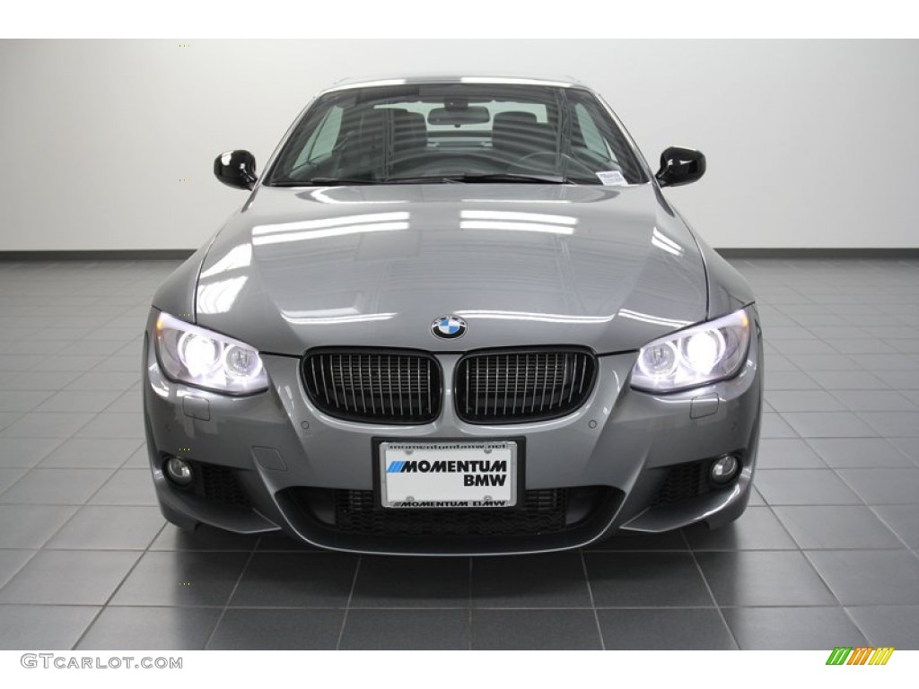 2011 3 Series 335is Convertible - Space Gray Metallic / Black photo #6