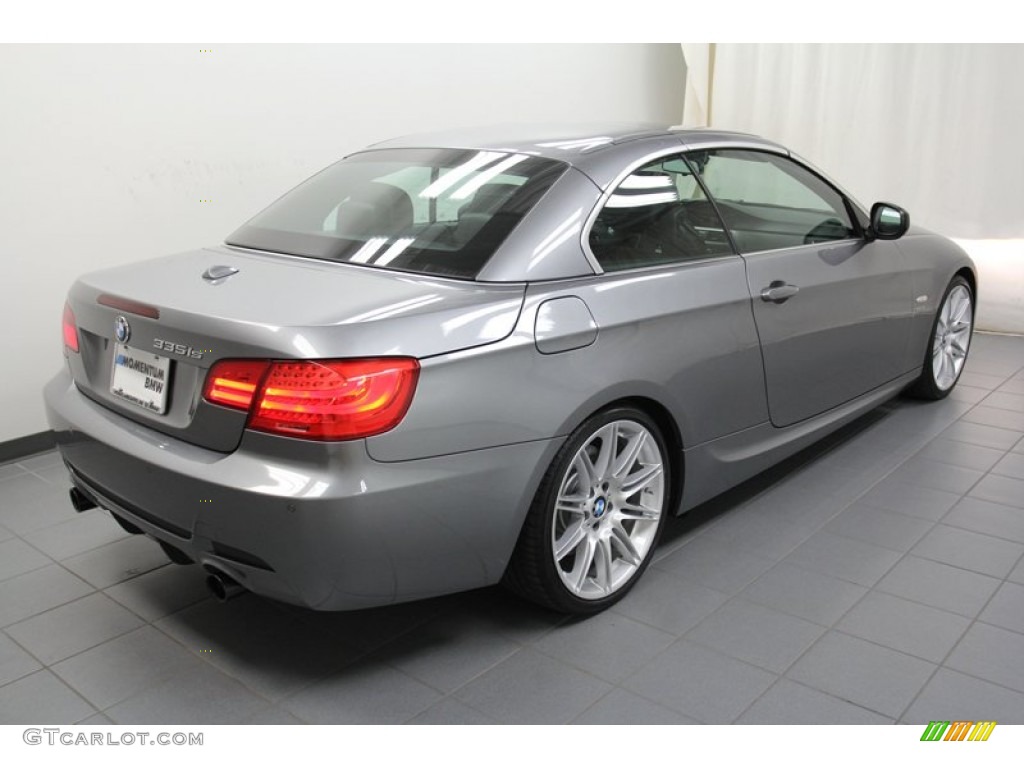 2011 3 Series 335is Convertible - Space Gray Metallic / Black photo #12