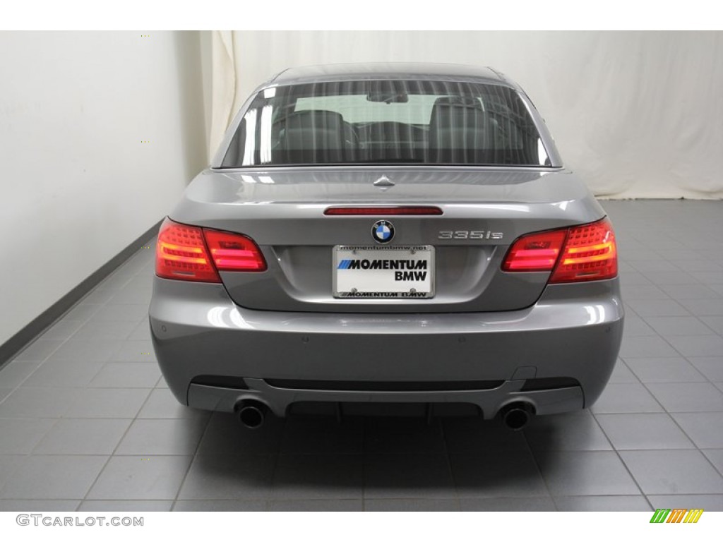 2011 3 Series 335is Convertible - Space Gray Metallic / Black photo #13