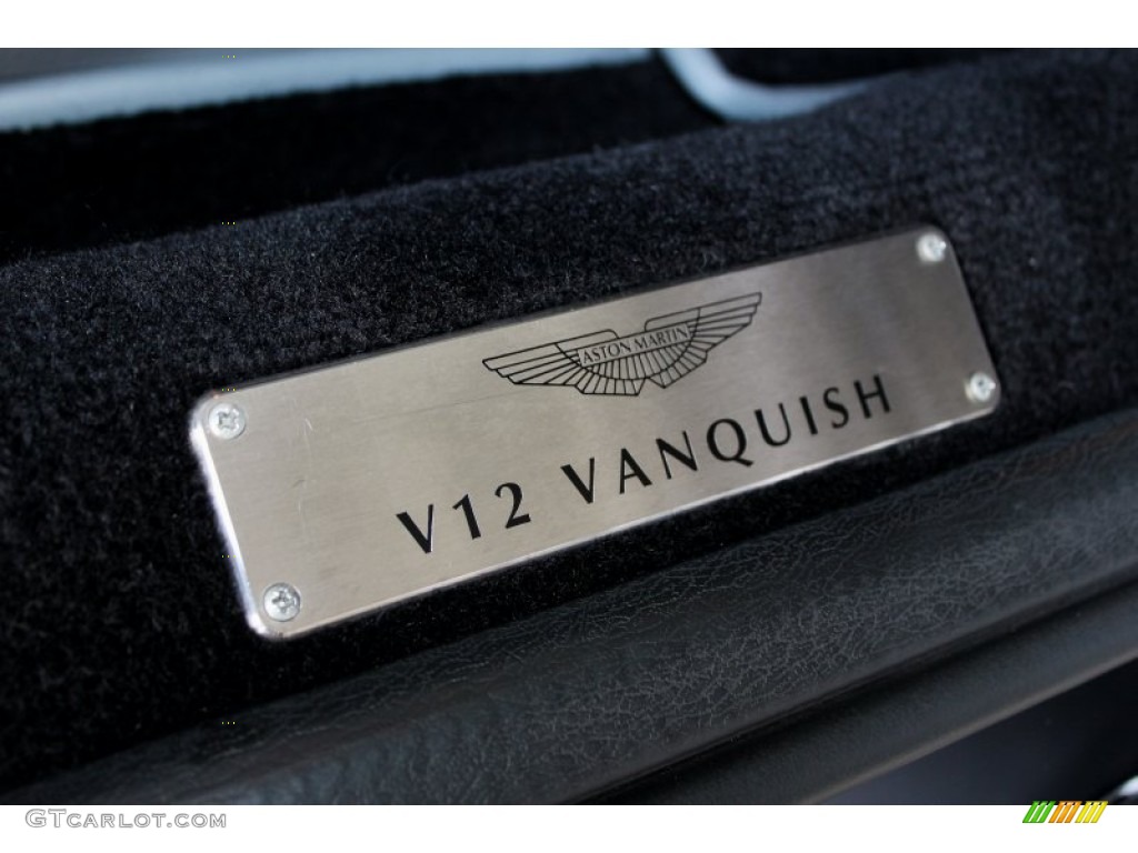 2005 Vanquish S - Jet Black / Quail Gray photo #37