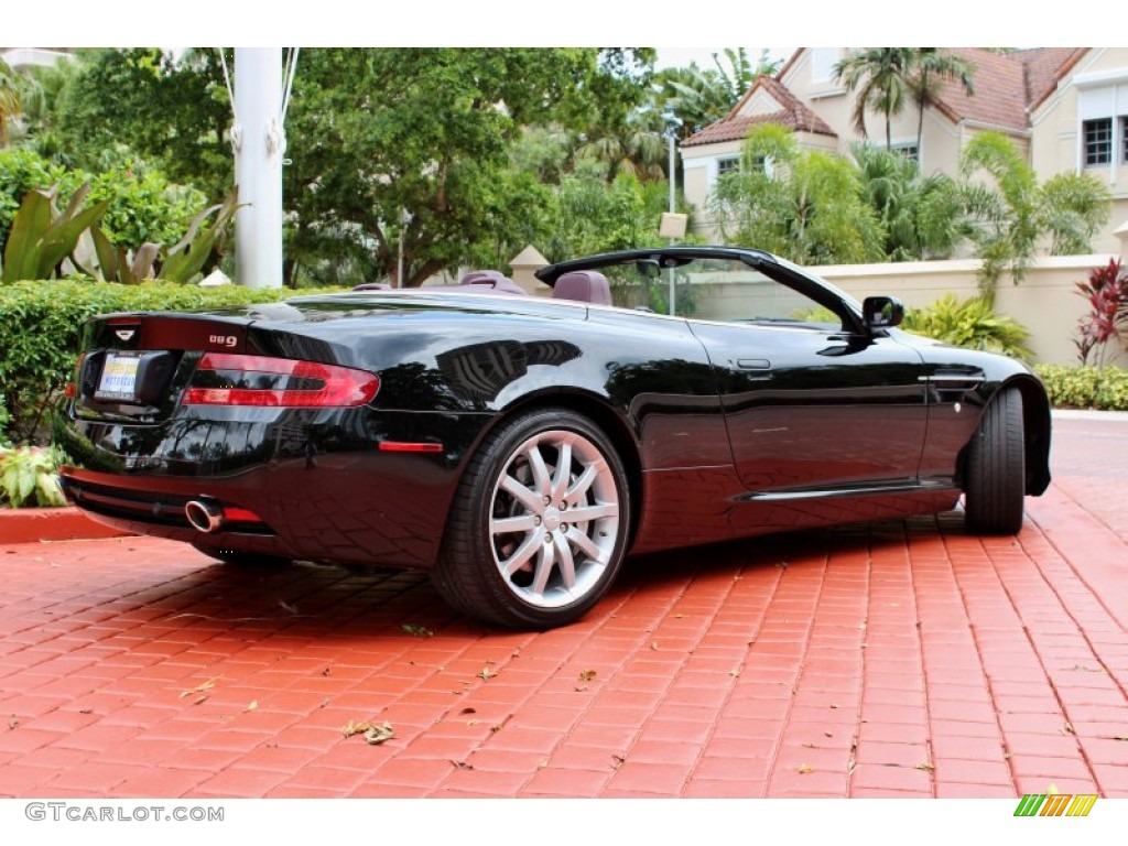 2006 DB9 Volante - Jet Black / Iron Ore Red photo #4