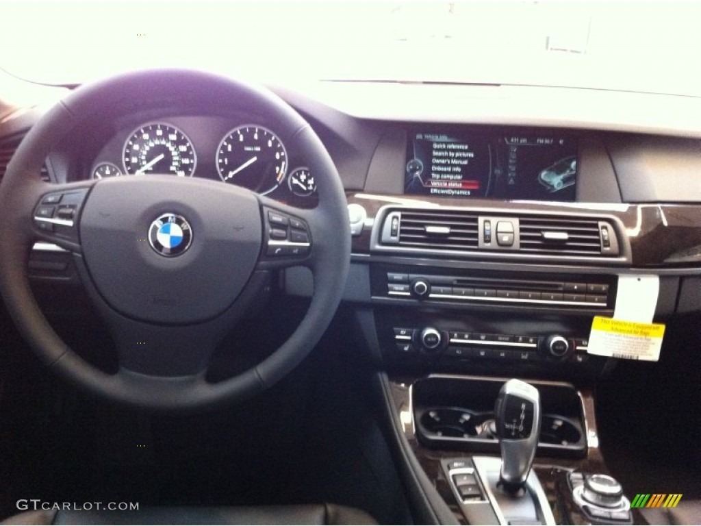 2013 5 Series 535i xDrive Sedan - Carbon Black Metallic / Black photo #7