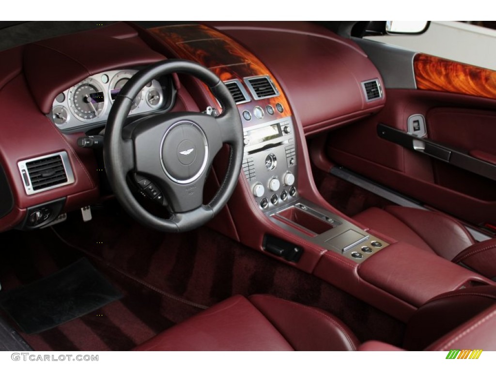 Iron Ore Red Interior 2006 Aston Martin DB9 Volante Photo #71160687