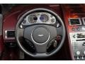 2006 Aston Martin DB9 Iron Ore Red Interior Steering Wheel Photo