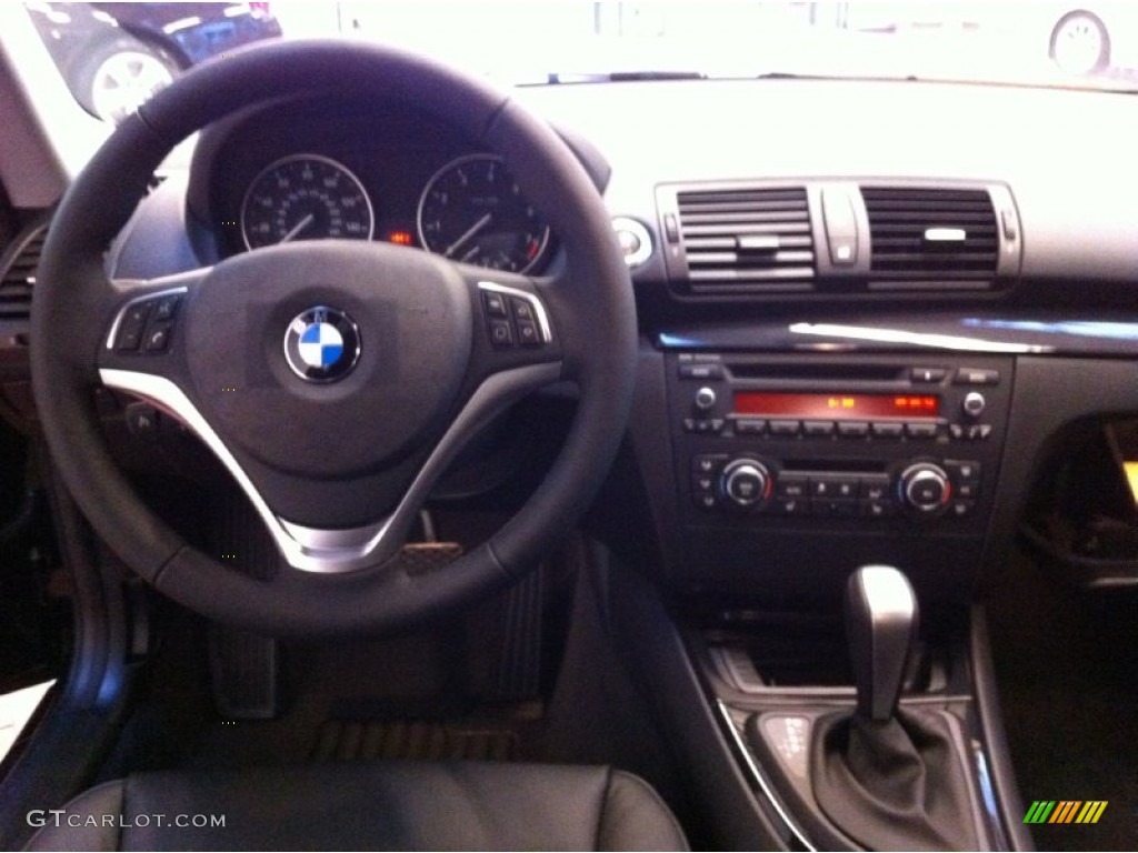 2013 1 Series 128i Coupe - Jet Black / Black photo #7