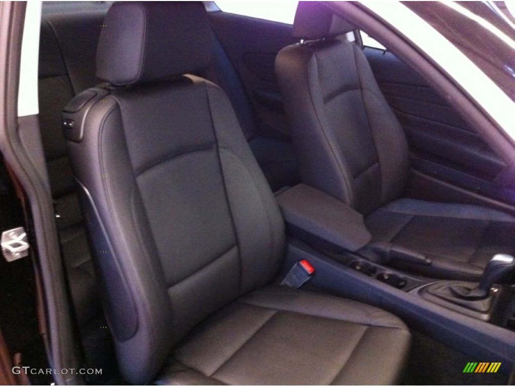 2013 1 Series 128i Coupe - Jet Black / Black photo #10