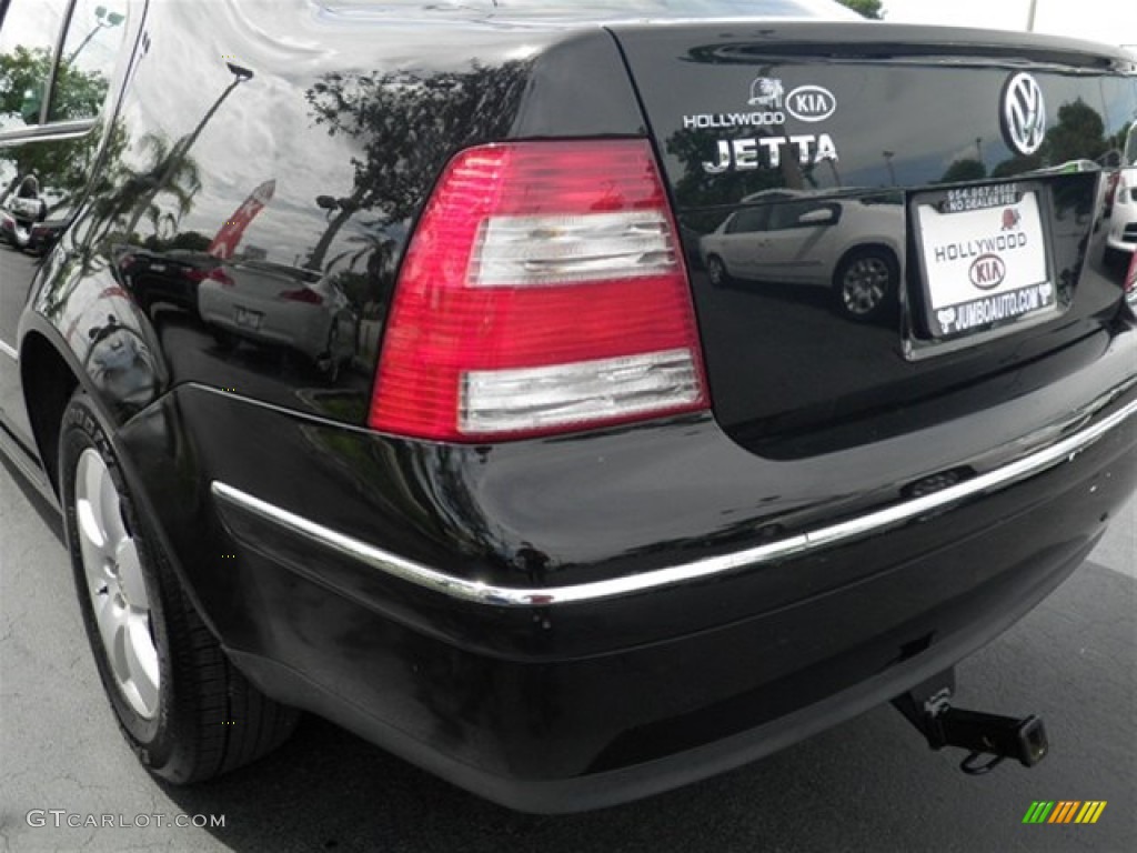 2004 Jetta GLS Sedan - Black / Black photo #10