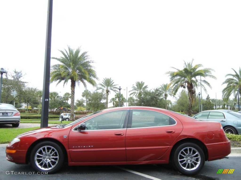 Inferno Red Pearl 2001 Chrysler 300 M Sedan Exterior Photo #71163129