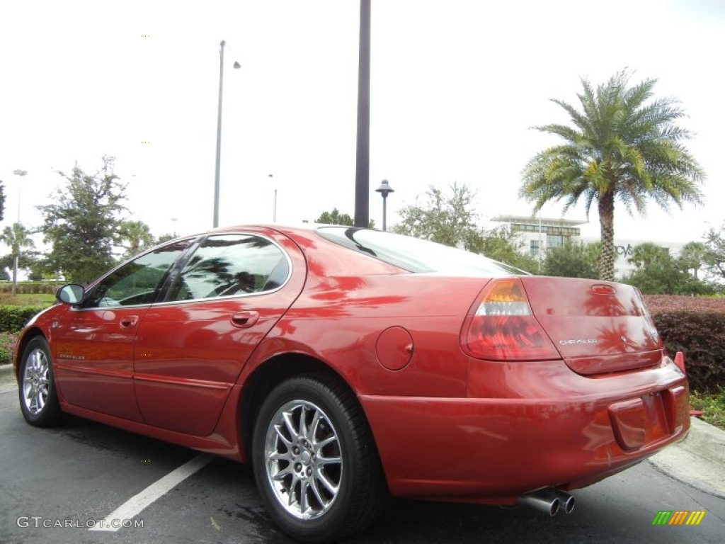 2001 300 M Sedan - Inferno Red Pearl / Dark Slate Gray photo #6