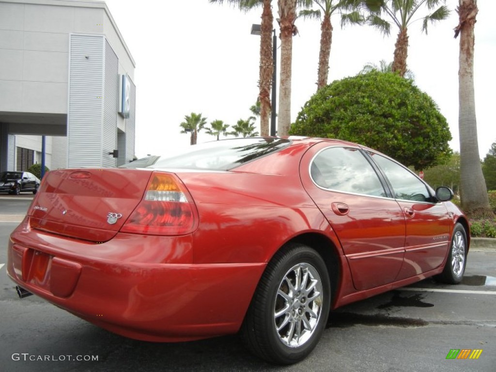 2001 300 M Sedan - Inferno Red Pearl / Dark Slate Gray photo #8