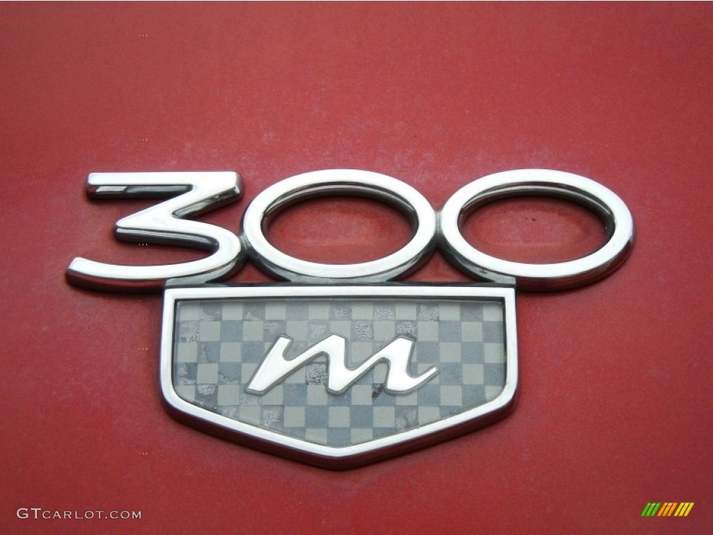 2001 300 M Sedan - Inferno Red Pearl / Dark Slate Gray photo #9