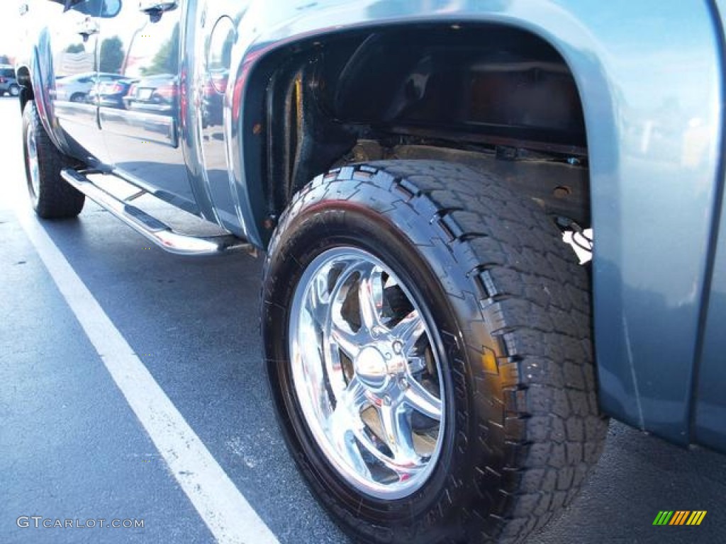 2007 Silverado 1500 LT Z71 Crew Cab 4x4 - Blue Granite Metallic / Ebony Black photo #4