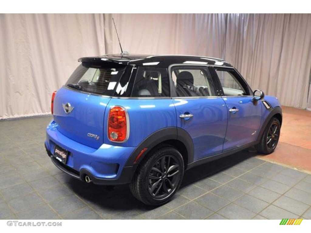 2012 Cooper S Countryman All4 AWD - True Blue Metallic / Carbon Black photo #9