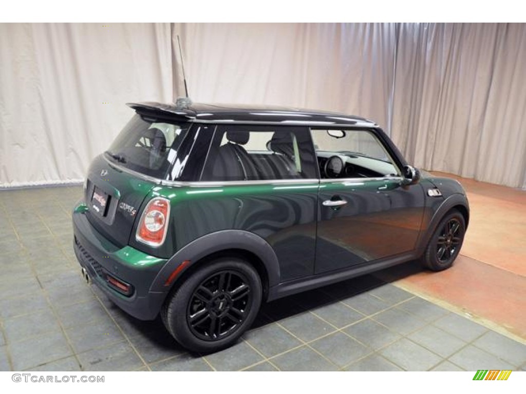 2012 Cooper S Hardtop - British Racing Green II Metallic / Carbon Black photo #9