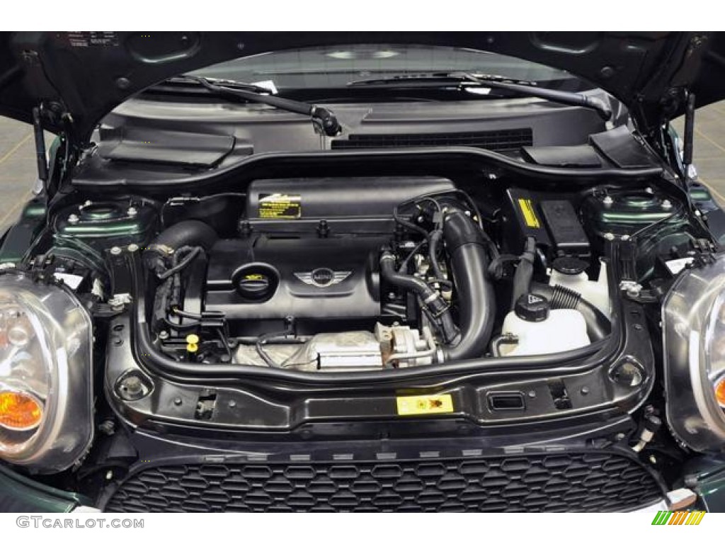 2012 Cooper S Hardtop - British Racing Green II Metallic / Carbon Black photo #28